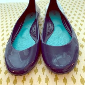 Oka-B Navy Blue Flats